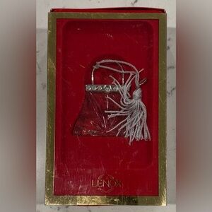 Lenox Pave Jewels-On the Town Handbag Full Lead Crystal Purse Christmas Ornament